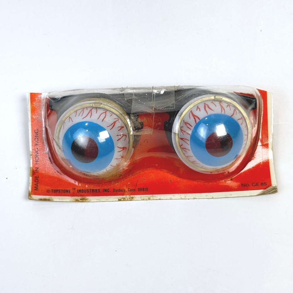 Vintage Topstone Ind. Silly Spring Droopy Eyeball Glasses No GE 85 Hong Kong